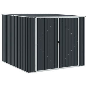 vidaXL Vrtna lopa antracitna 195x198x159 cm pocinkano jeklo