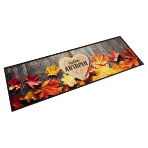 vidaXL Kuhinjska preproga pralna jesen 45x150 cm žamet