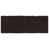 vidaXL Mizna plo&scaron;ča te. rjava 160x60x(2-4)cm obdelana trdna hrastovina