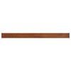 vidaXL Okenski nadstre&scaron;ek Rjav les 140 x 10 x 4,5 cm PVC