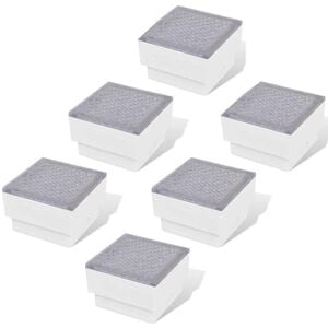 vidaXL LED talne svetilke 6 kosov 100x100x68 mm