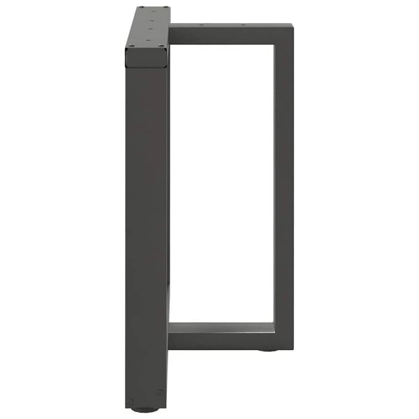 vidaXL Noge za jedilno mizo v obliki črke T, 2 kosa, antracitne, 70x35x(72-73) cm, jeklo