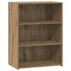 vidaXL Strani &scaron;al Artisan hrast 70 x 41 x 93 cm Inženirski les