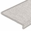 vidaXL Samolepilne preproge za stopnice sisal 15 kosov 65x21x4 cm