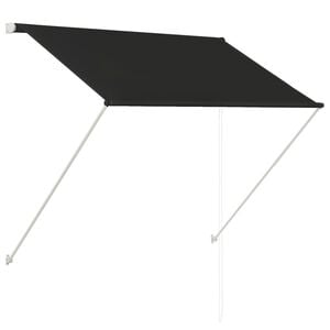 vidaXL Zložljiva tenda 150x150 cm antracit