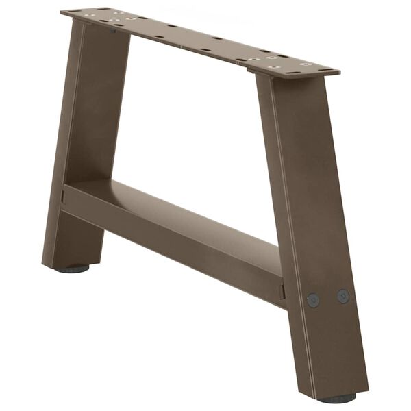 vidaXL Noge za klubsko mizico v obliki črke A, 2 kosa, 70 x (30-31) cm, jeklo