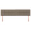 vidaXL Posteljno vzglavje 2 kosa taupe 80x5x78/88 cm blago