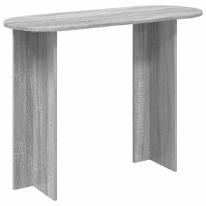 vidaXL Konzolna miza Siva Sonoma 100 x 39,5 x 75 cm Inženirski les