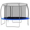 vidaXL Trampolin komplet okrogel 366x80 cm 150 kg