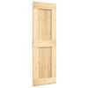 vidaXL Drsna vrata NARVIK Naravna in črna 70 x 210 cm (152,5 cm)