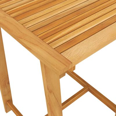 vidaXL Vrtna barska miza 70x70x104 cm trden akacijev les