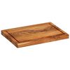 vidaXL Deska za rezanje 35x25x2,5 cm trden akacijev les