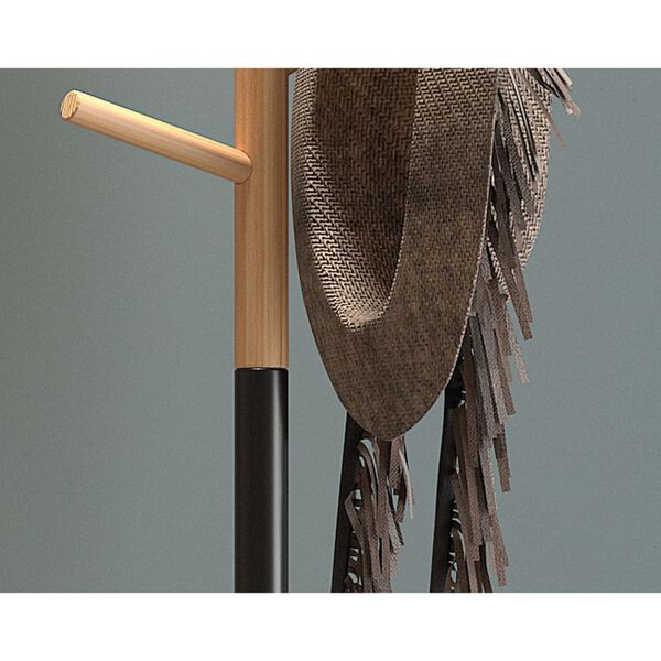 Rousseau Stojalo za pla&scaron;če Alba kovina črne barve