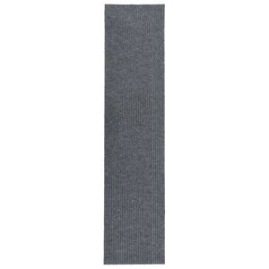 vidaXL Tepih tekač 100x450 cm siv