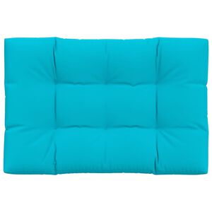 vidaXL Blazina za kavč iz palet turkizna 120x80x12 cm blago