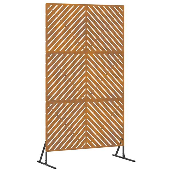 vidaXL Zaslonska zaščita Siva 100 x 50 x 180 cm Jeklo