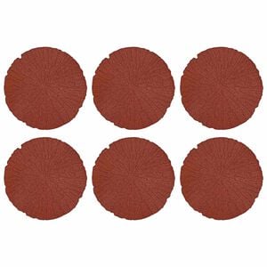 vidaXL Korak kamen 6 kos Rdeča &Oslash; 45 x 1,8 cm Guma