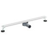vidaXL 360&deg; odtok za tu&scaron; s tankskim modelom Srebrna 80 cm