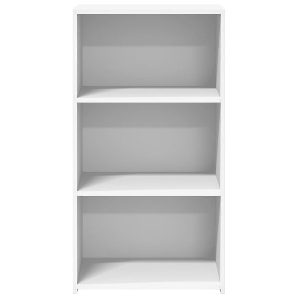 vidaXL Komoda bela 50x41x93 cm inženirski les