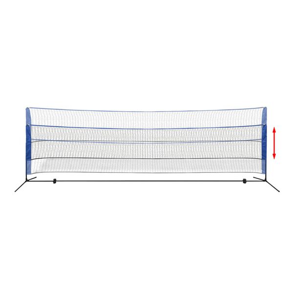 vidaXL Komplet mreže za badminton s perjanicami 500x155 cm