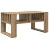 vidaXL Klubska miza Umetni hrast 92 x 49,5 x 45 cm Konstruiran les
