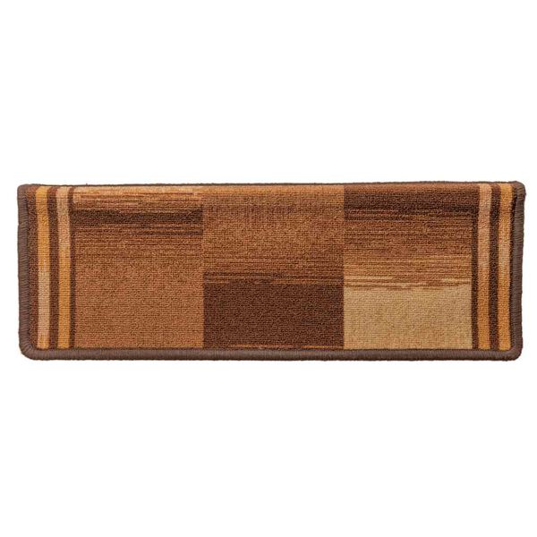 vidaXL Samolepilne preproge za stopnice 5 kosov 65x21x4 cm rjave