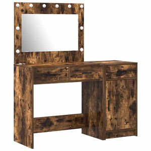 vidaXL Toaletna mizica 2 kos Rjava 40 x 41 x 75 cm Inženirski les