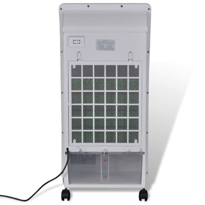 vidaXL Prenosni hladilec zraka ventilator čistilec vlažilec zraka 8 L