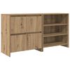 vidaXL Strani &scaron;al 2 kos Umetni hrast 70 x 41 x 75 cm Inženirski les