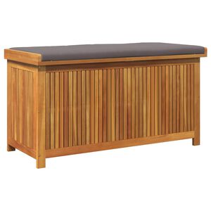 vidaXL Zunanja &scaron;katla za blazine 113x50x60,5 cm trden les jelke