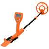 vidaXL Detektor kovin z LCD zaslonom 2 modela 19 cm tuljava Rumena