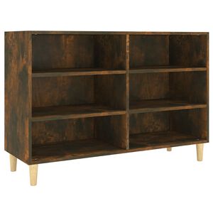 vidaXL Komoda dimljeni hrast 103,5x35x70 cm inženirski les