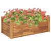 vidaXL Visoka greda 110x60x44 cm trden akacijev les