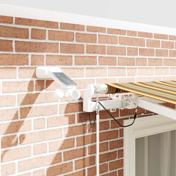 vidaXL Retraktilna tenda večbarvno 300 x 250 cm Poliester in kovina