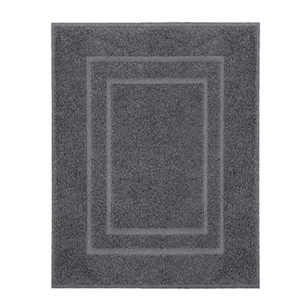430243 Kleine Wolke Bath Mat "Plaza" 60x80cm Dark Grey