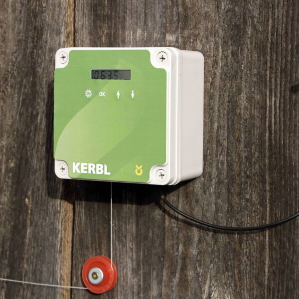 Kerbl Avtomatska vrata za kokošnjak komplet 40x43 cm