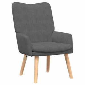 vidaXL fotelj Temno siva 63 x 67 x 94 cm blago