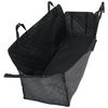 vidaXL Prevleka za avtomobilski sedež za psa črna 137x46x50 cm