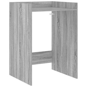 vidaXL Omara za pralni stroj Siva Sonoma 67,5 x 62 x 97 cm