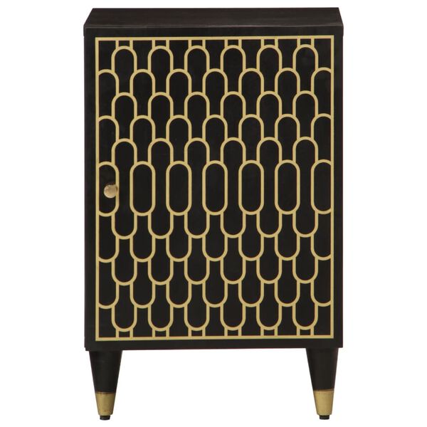 vidaXL Kopalniška omarica 38x33x58cm trden mangov les