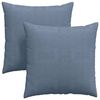 vidaXL Blazine za kavč 2 pcs Modra 60 x 60 cm Žametna tkanina