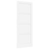 vidaXL Notranja vrata 83 x 211 cm Vezani les Bela