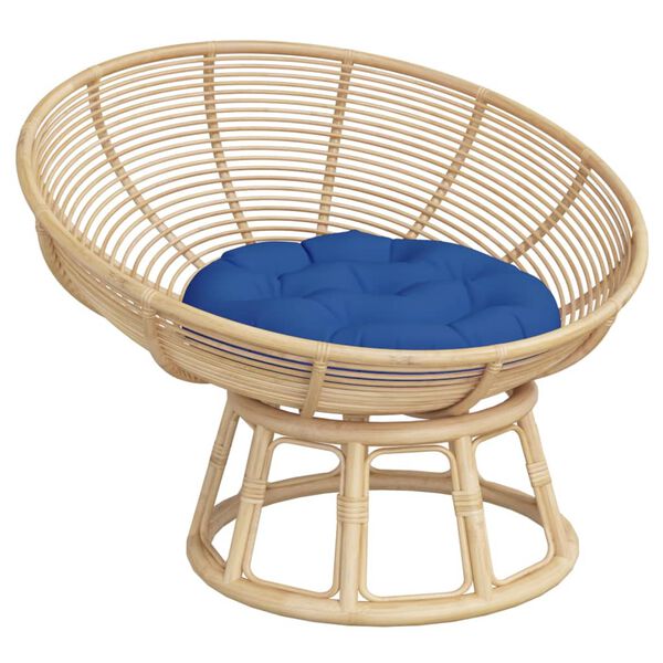 vidaXL Okrogla blazina kraljevsko modra &Oslash; 60 x 11 cm oxford tkanina