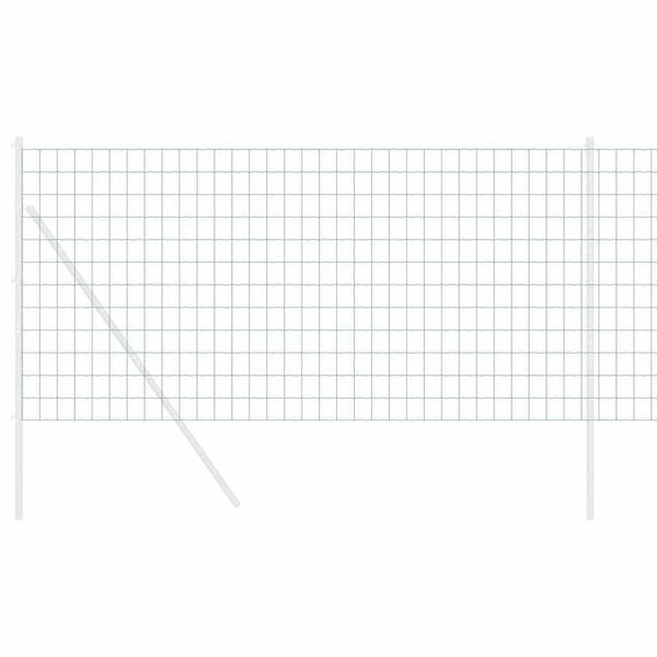 vidaXL Evropska ograja Zelena 1.2 x 10 m PVC prevlečen železo