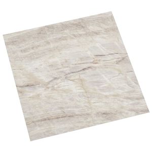 vidaXL Deske za talne obloge 5,11 m&sup2; 55 pcs PVC Rjava in bež