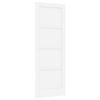 vidaXL Notranja vrata 78 x 211 cm Vezani les Bela