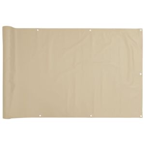 vidaXL Balkonsko Platno Oksford Tekstil 75x600 cm Bež