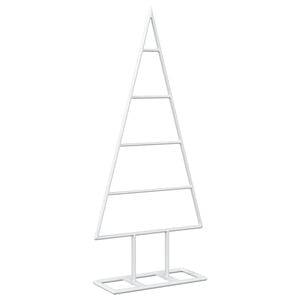 vidaXL Kovinsko božično drevesce KUOPIO 60 cm Jeklo Bela