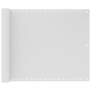 vidaXL Balkonsko platno belo 75x300 cm HDPE