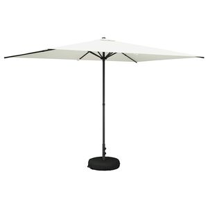 vidaXL Vrtna senčnica z osnovo 200 x 300 cm Poliester Pravokotna Krem